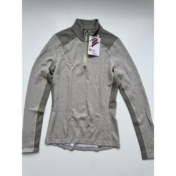 HELLY HANSEN Women's LIFA® Merino Midweight Half-Zip Base Layer Small Gray - Picture 1 of 6